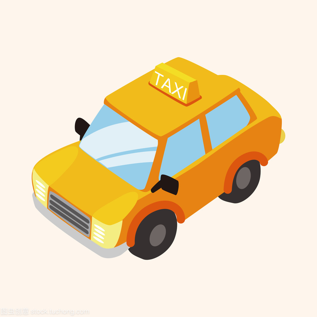 穿梭于城市血脈的出租汽車(chē) 現(xiàn)代交通的流動(dòng)符號(hào)