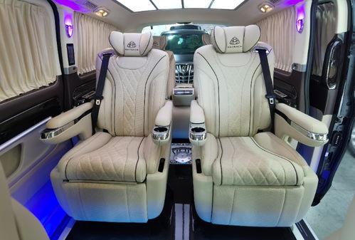 【全新改裝圖片案例,奔馳威霆改裝商務接待內飾航空座椅沙發床】-